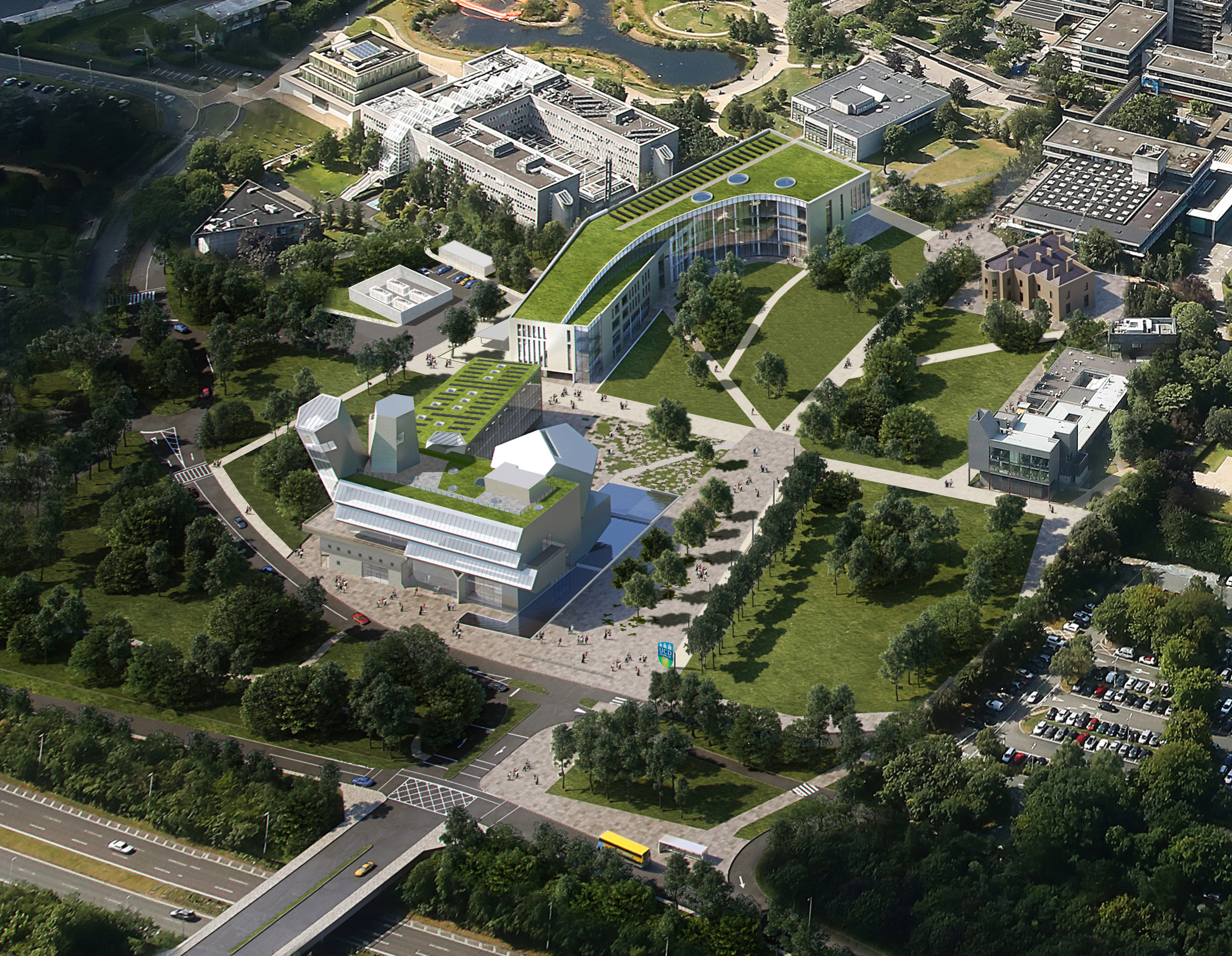Future Campus Aerial View 3